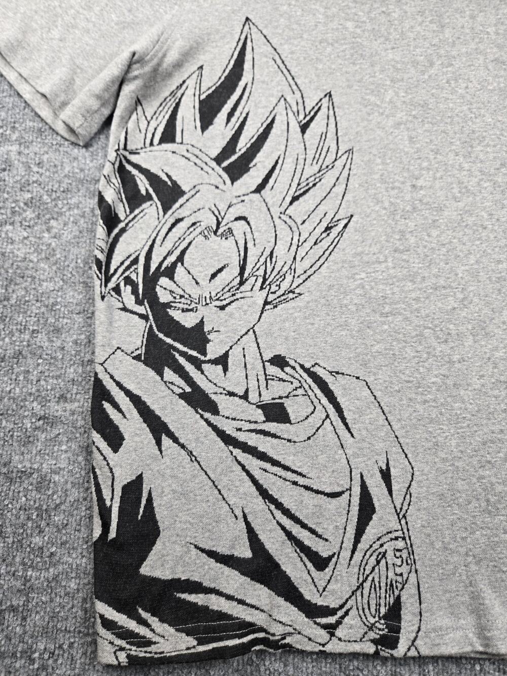 Primitive Dragon Ball Super Goku Graphic T Shirt Mens Large Gray #641